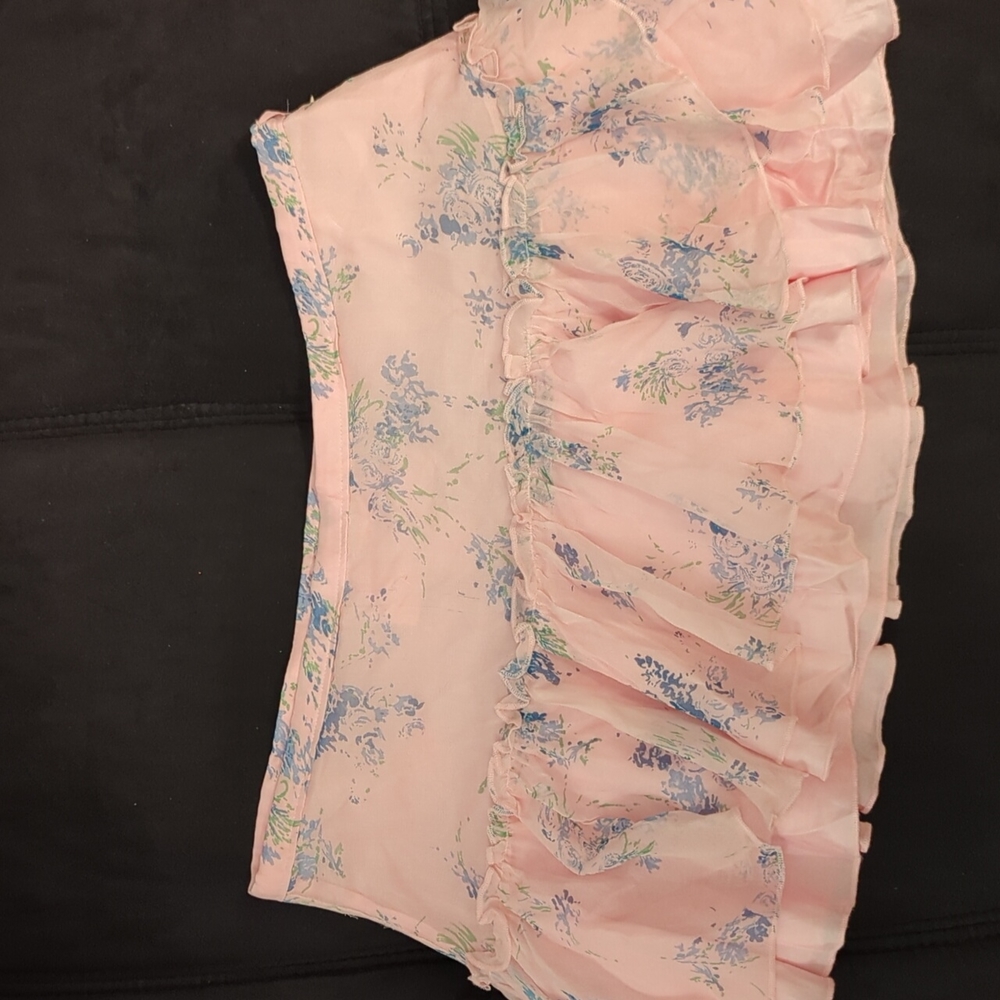 Vintage silk Abercrombie & Fitch miniskirt